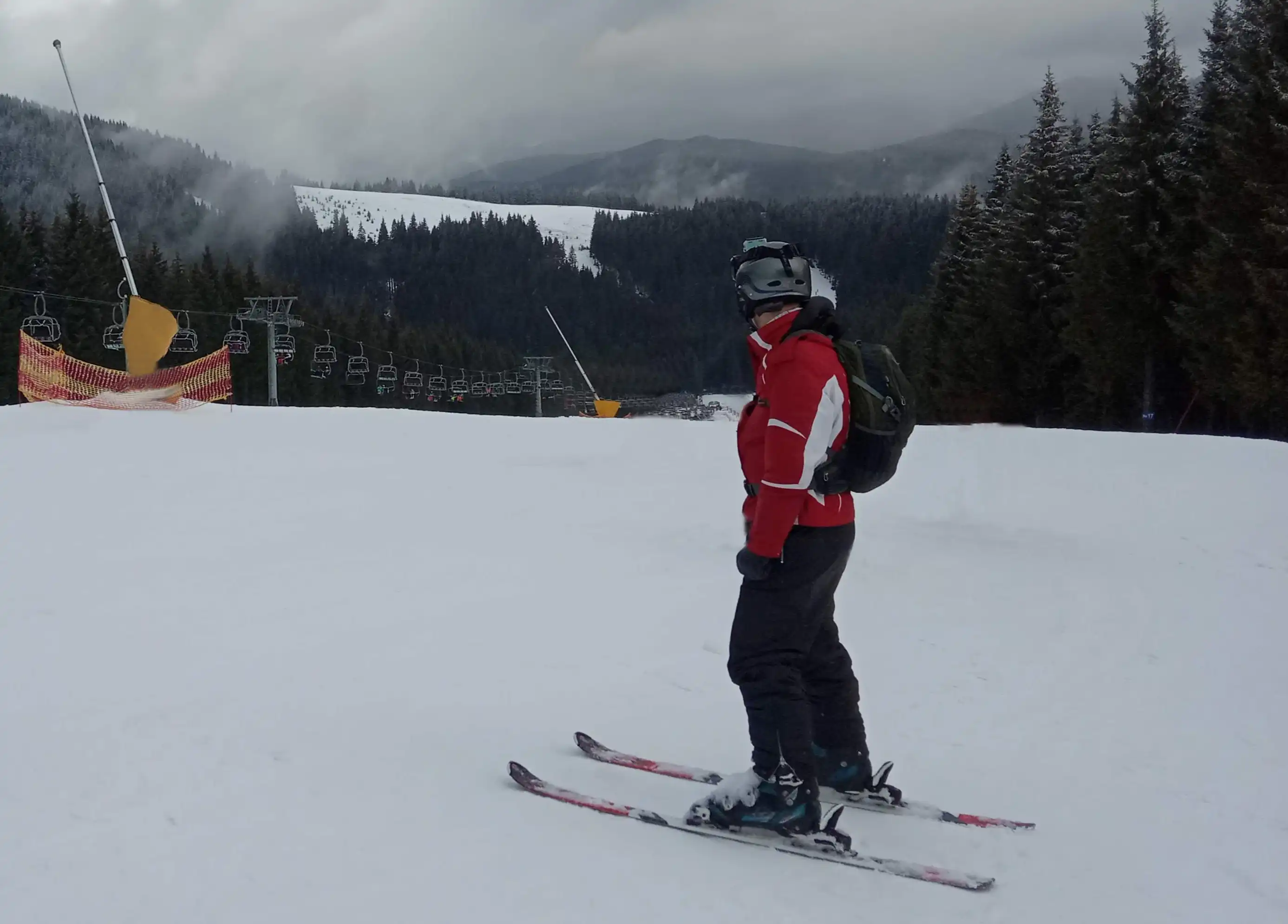 Skiing